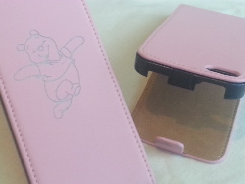 Custodia telefono flip rosa